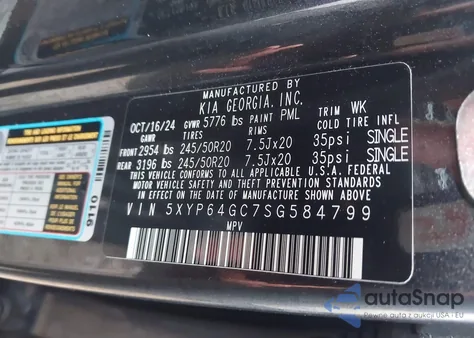 2025 Kia Telluride S from USA, damaged, VIN 5XYP64GC7SG584799